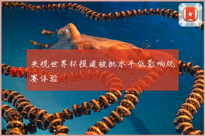 央视世界杯报道被批水平低影响观赛体验